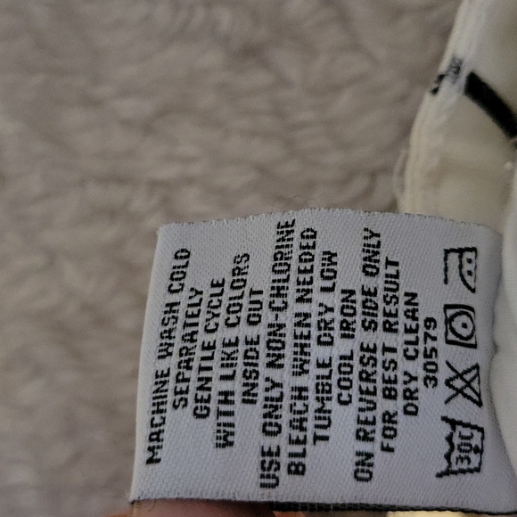 ROMEO & JULIET COUTURE ~ Jeans, White with Black Stripes, 24 - Picture 10 of 10